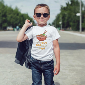 Camiseta Infantil Hora do Noodle | Camisa-T-Noodle Cute