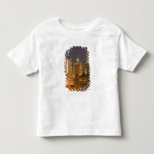 Camiseta Infantil Horizonte de Chicago, Illinois, do West Loop às
