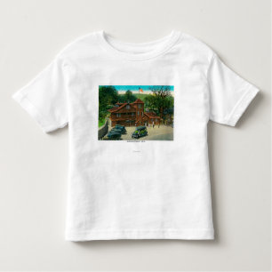 Camiseta Infantil Hotel da cimeira de Sandburg na rota de Ridge