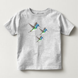 Camiseta Infantil Hovering Jacobin Hummingbird - transparente.