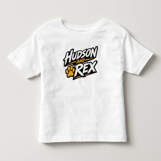 Camiseta Infantil Hudson e Rex (Frente)