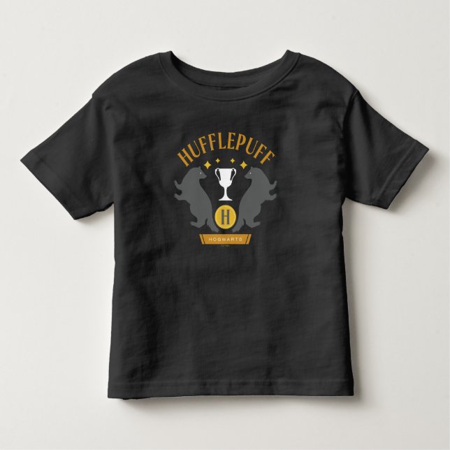 Camiseta Infantil HUFFLEPUFF™ Badger and Cup House Pride Graphic (Frente)