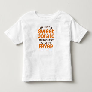 Camiseta Infantil Humor de Batata Doce