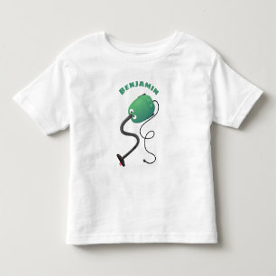 Camiseta Infantil Humor de desenho animado de aspirador