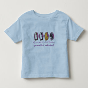 Camiseta Infantil Humor de Pessoa Cat