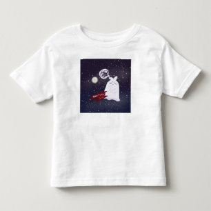 Camiseta Infantil Humor Divertido de Halloween Fantasma Pensativo