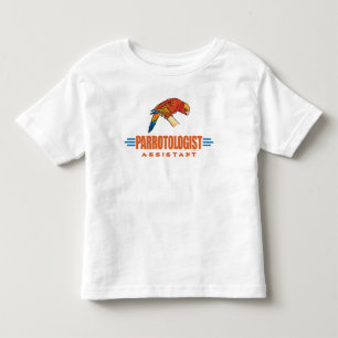 Camiseta Infantil Humorístico Eu Adoro Papagaios