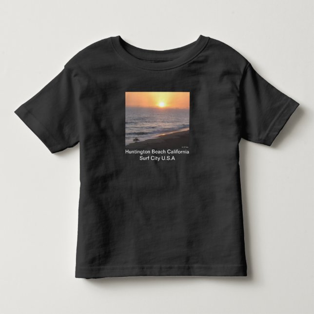 Camiseta Infantil Huntington Beach "Surf City" (Frente)