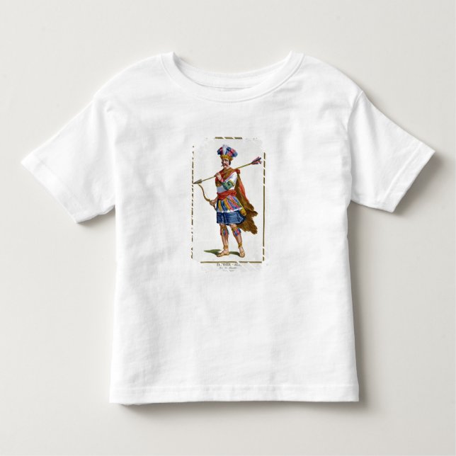 Camiseta Infantil Hyder Ali (1722-82) 'de DES Estampes de Receuil, (Frente)
