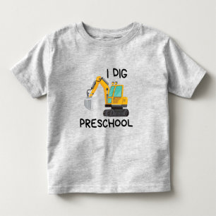 Camiseta Infantil I Dig Preschool