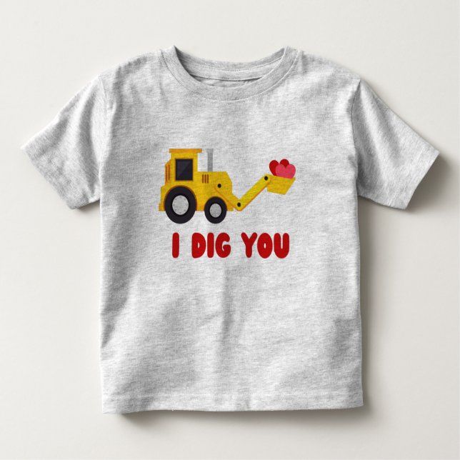 Camiseta Infantil I Dig You Namorados 2022 (Frente)