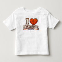 I Love Basketball Little Basketball Fan Design