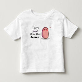Camiseta Infantil I LOVE FOOD MORE THAN PEOPLE "kawaii Potato"