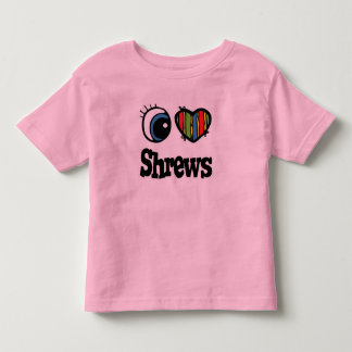 Camiseta Infantil I Love (Heart) Shrews