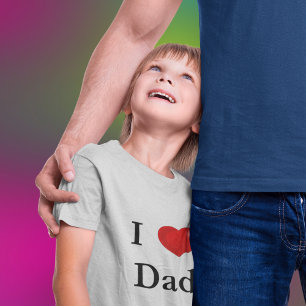Camiseta Infantil I Pai do coração