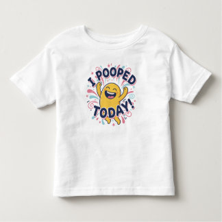 CAMISETA INFANTIL I POOPED TODAY!