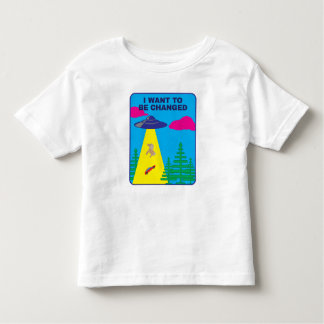 Camiseta Infantil I Want To Be Changed UFO
