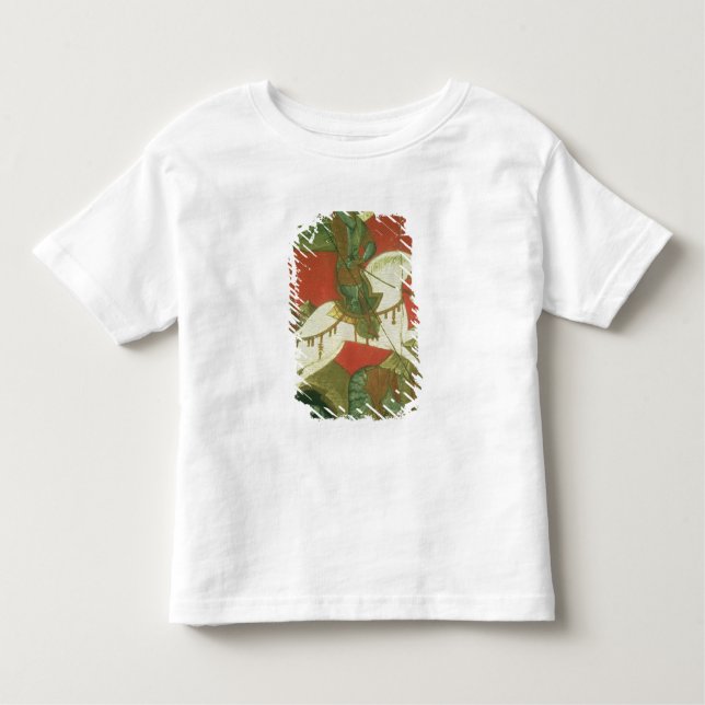 Camiseta Infantil Ícone de St George e do dragão (Frente)