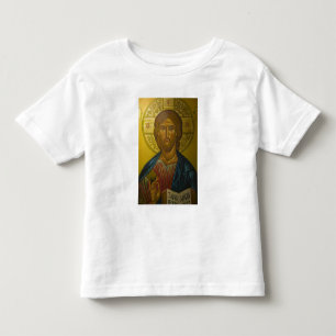 Camiseta Infantil Ícone Russo dentro da Igreja de St. Sophia /