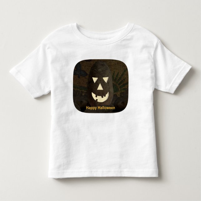 Camiseta Infantil Idaho Potato Tato'lantern (Frente)