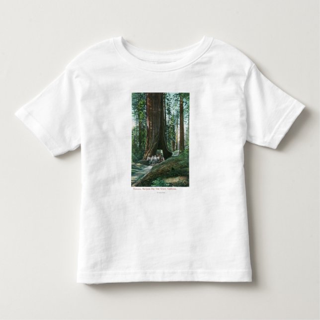 Camiseta Infantil Ideia da carruagem do cavalo sob a árvore de (Frente)