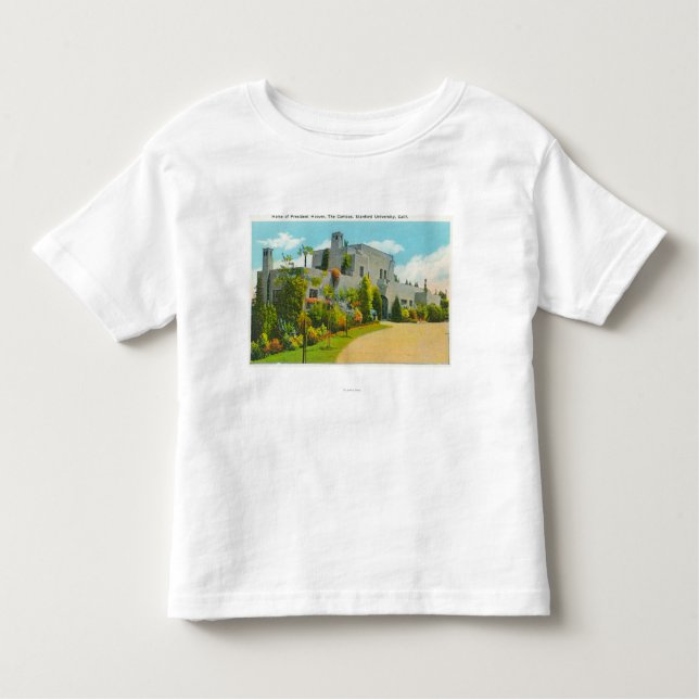 Camiseta Infantil Ideia da casa de Hoover, terreno de Stanford U (Frente)