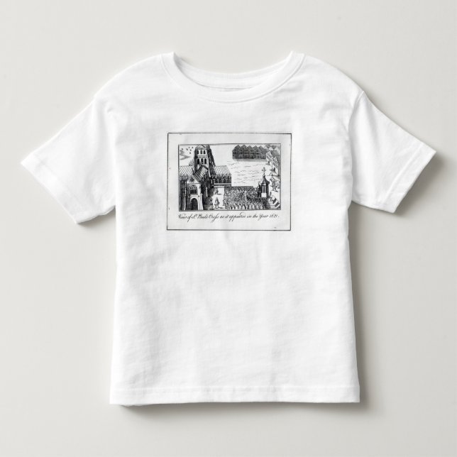 Camiseta Infantil Ideia da cruz de St Paul (Frente)
