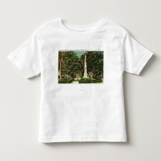 Camiseta Infantil Ideia da guerra mundial, memoriais de guerra (Frente)