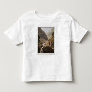 Camiseta Infantil Ideia da passagem nova de Simplon, 1811