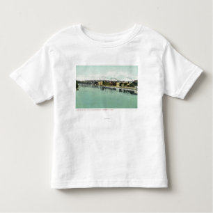 Camiseta Infantil Ideia da ponte de Bradford do beira-rio