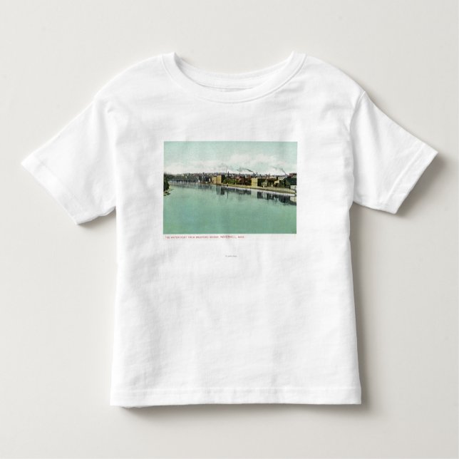 Camiseta Infantil Ideia da ponte de Bradford do beira-rio (Frente)