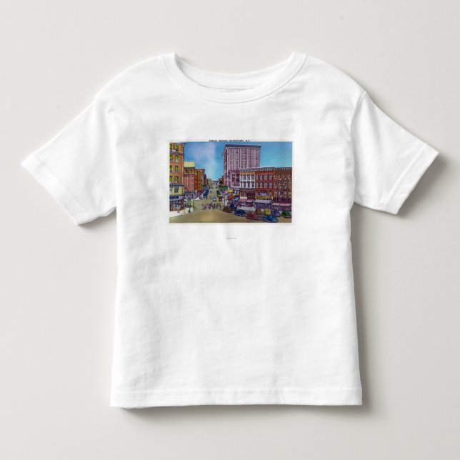 Camiseta Infantil Ideia da praça pública (Frente)