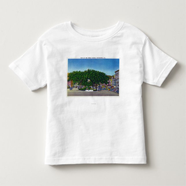 Camiseta Infantil Ideia da praça pública # 2 (Frente)