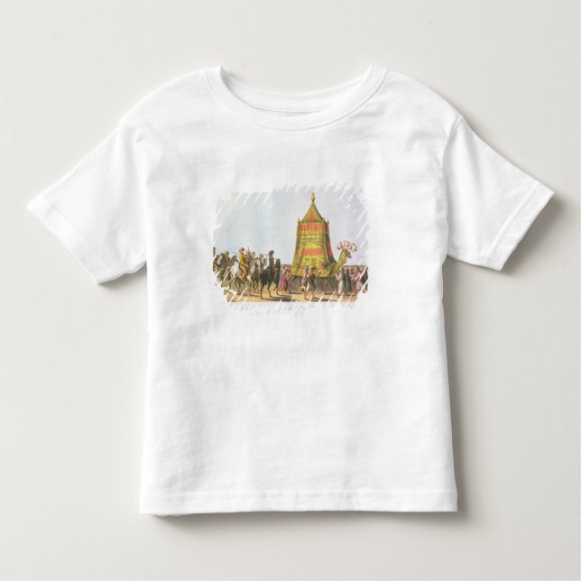 Camiseta Infantil Ideia da procissão do prepara sagrado do camelo (Frente)