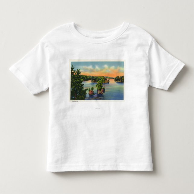 Camiseta Infantil Ideia de canal perdido (Frente)