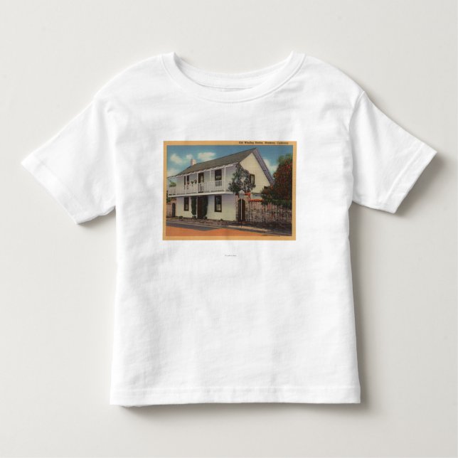 Camiseta Infantil Ideia de Monterey, Califórnia da estação velha da (Frente)