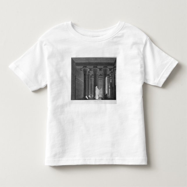 Camiseta Infantil Ideia de perspectiva do interior do portico, Esne (Frente)