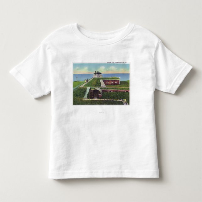 Camiseta Infantil Ideia de quartos do oficial no castelo francês (Frente)
