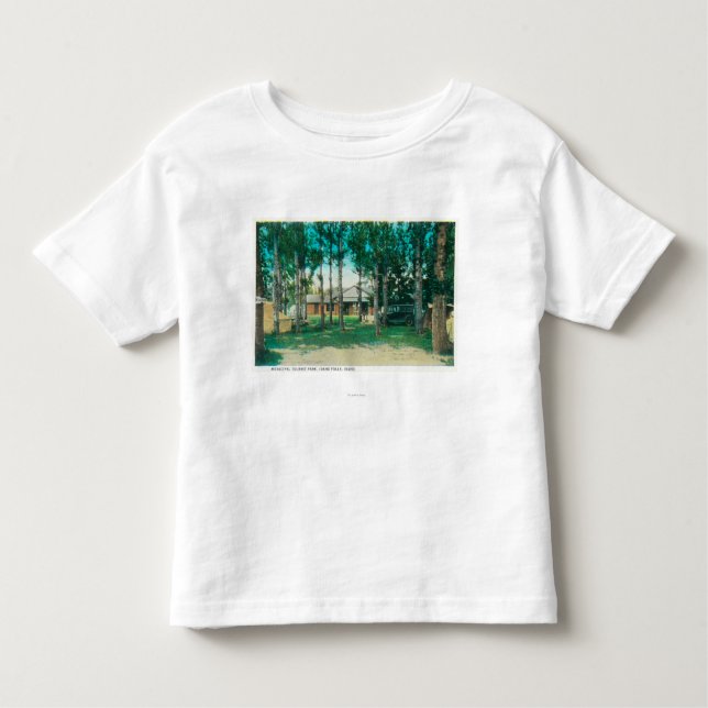 Camiseta Infantil Ideia de quedas municipais de Idaho do parque do (Frente)