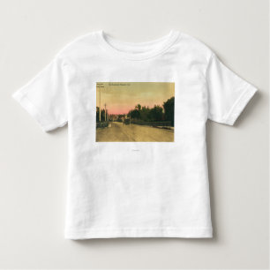 Camiseta Infantil Ideia de um Modelo-T Ford no bulevar