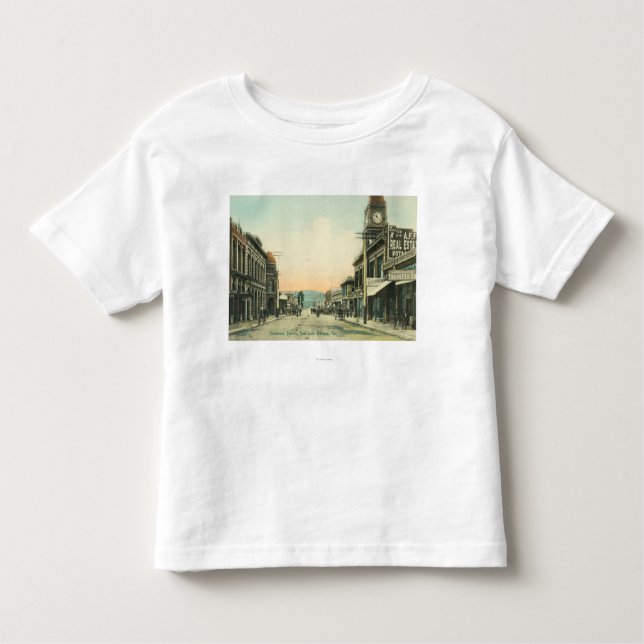 Camiseta Infantil Ideia de um negócio StreetSan Luis Obispo, CA (Frente)