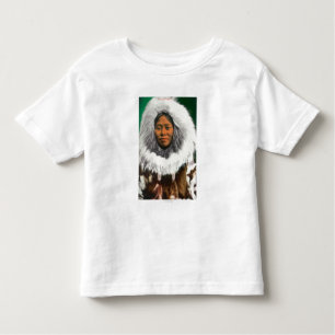 Camiseta Infantil Ideia de uma beleza Eskimo