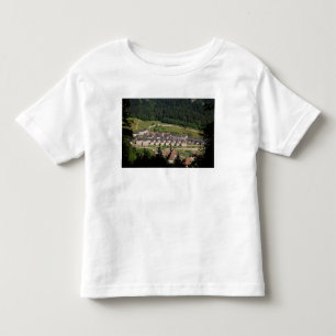 Camiseta Infantil Ideia do complexo do monastério