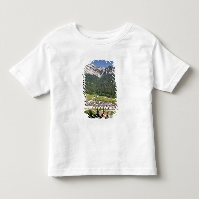 Camiseta Infantil Ideia do complexo do monastério (Frente)