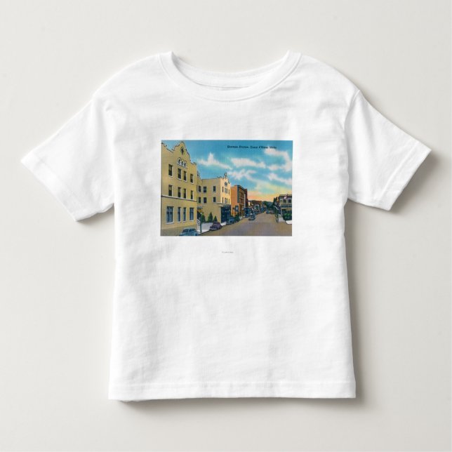 Camiseta Infantil Ideia do d'Alene de Sherman AvenueCoeur, (Frente)