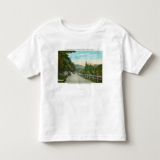 Camiseta Infantil Ideia do estado Hwy para Warrensburg (Frente)