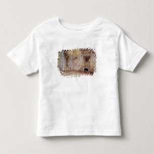 Camiseta Infantil Ideia do interior do salão de beleza grande