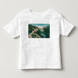 Camiseta Infantil Ideia do laço pacífico do sul Tunne da estrada d