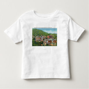 Camiseta Infantil Ideia do monte da rua do lago da seção do negócio