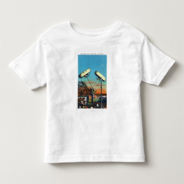 Camiseta Infantil Ideia do passeio do Laço-o-Plano # 1 (Frente)